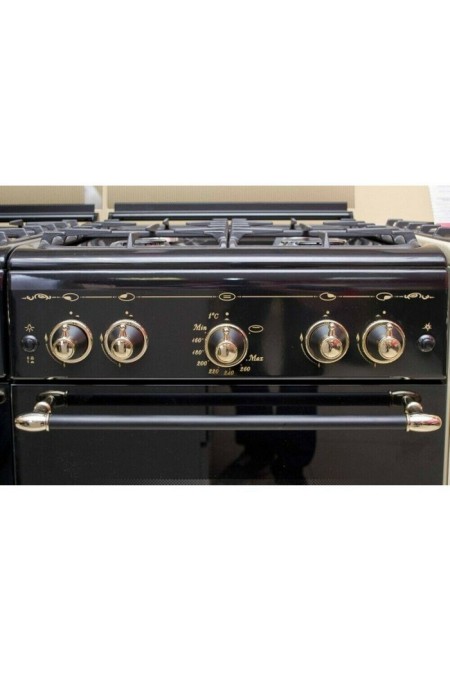 Газовая плита Gefest 5100-02 0187 (черный с рисунком ретро) 3