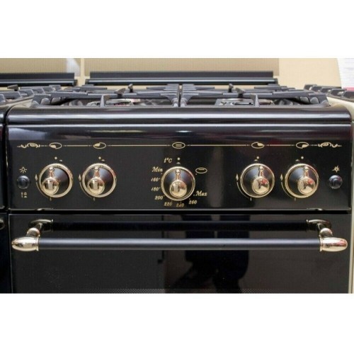 Газовая плита Gefest 5100-02 0187 (черный с рисунком ретро) 3