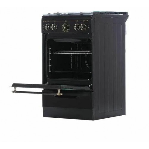 Газовая плита Gefest 5100-02 0187 (черный с рисунком ретро) 5