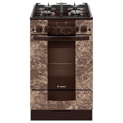Газовая плита Gefest 5500-02 0114 (коричневый с рисунком мрамор)