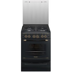 Газовая плита Gefest 6100-02 0183 (черный с рисунком ретро)