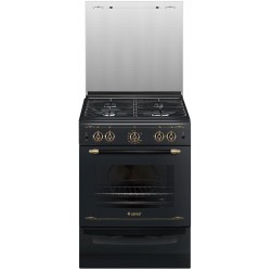 Газовая плита Gefest 6100-02 0187 (черный с рисунком ретро)