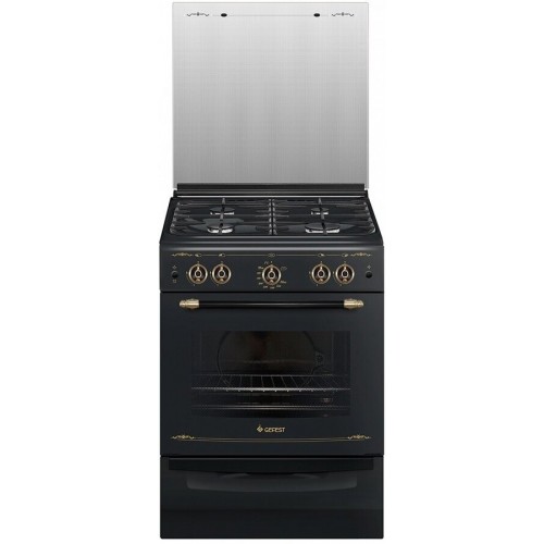 Газовая плита Gefest 6100-02 0187 (черный с рисунком ретро) 