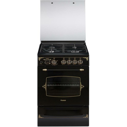 Газовая плита Gefest 6100-03 0179 (черный с рисунком ретро) 