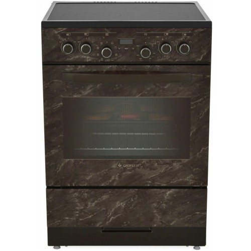 Газовая плита Gefest 6300-03 0054 (коричневый с рисунком мрамор) 4