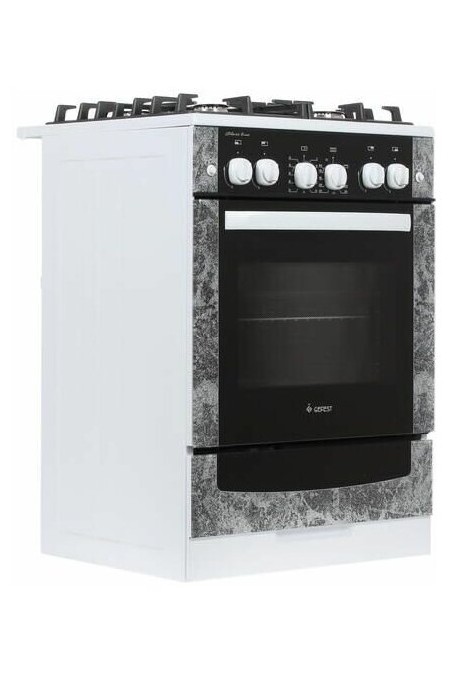 Газовая плита Gefest 6500-02 0113 (черный с рисунком мрамор) 3