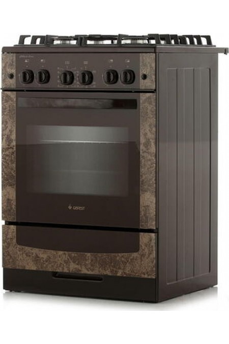 Газовая плита Gefest 6500-02 0114 (коричневый с рисунком мрамор) 3