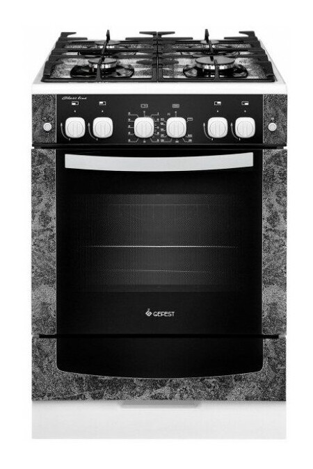 Газовая плита Gefest 6500-02 0313 (белый с рисунком мрамор) 