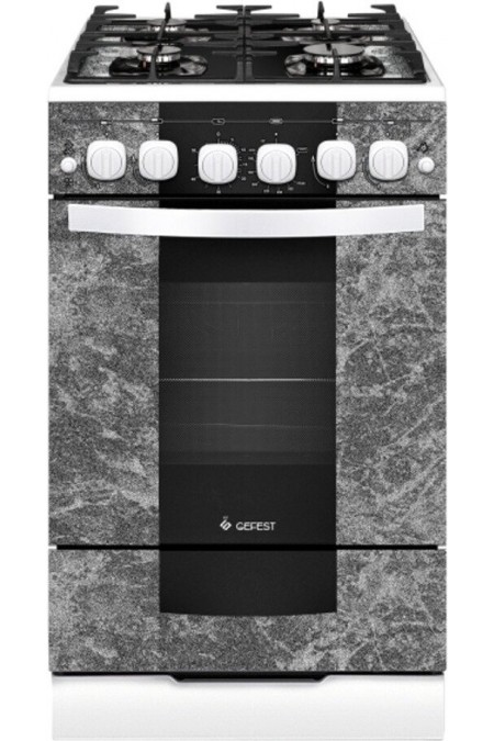 Газовая плита Gefest 6500-02 0313 (белый с рисунком мрамор) 3