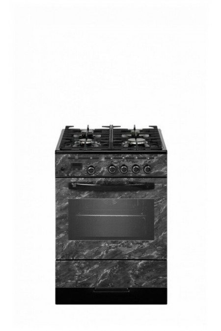 Газовая плита Gefest 6500-03 0053 (черный с рисунком мрамор) 