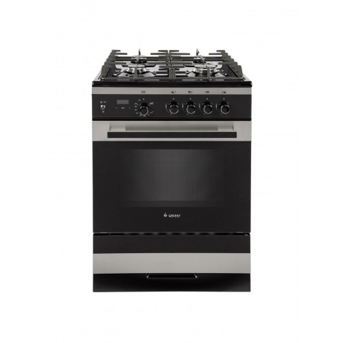 Газовая плита Gefest 6500-04 0069 (черный/серебристый) 1