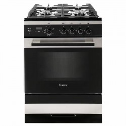 Газовая плита Gefest 6500-04 0169 (черный/нержавеющая сталь)