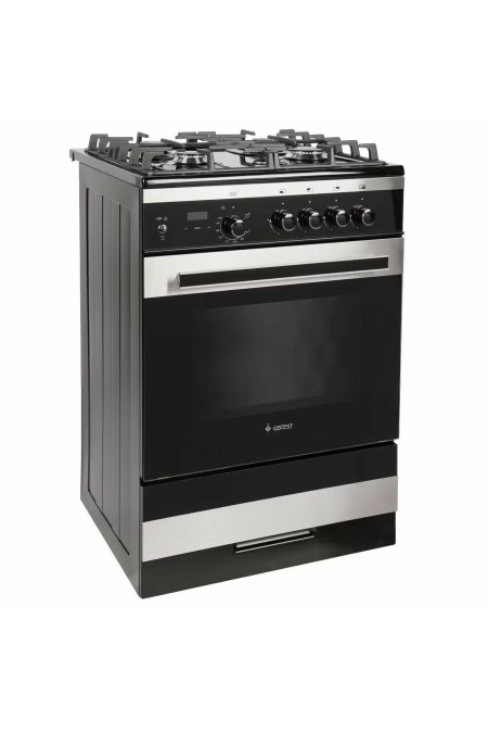 Газовая плита Gefest 6500-04 0169 (черный/нержавеющая сталь) 1
