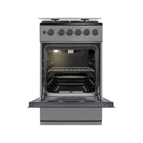 Газовая плита MAUNFELD MGC50GCGR08D (серый) 4