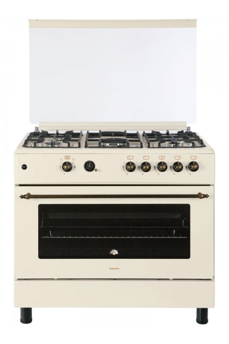 Газовая плита Nordfrost GG 9064 YR Retro (бежевый) 