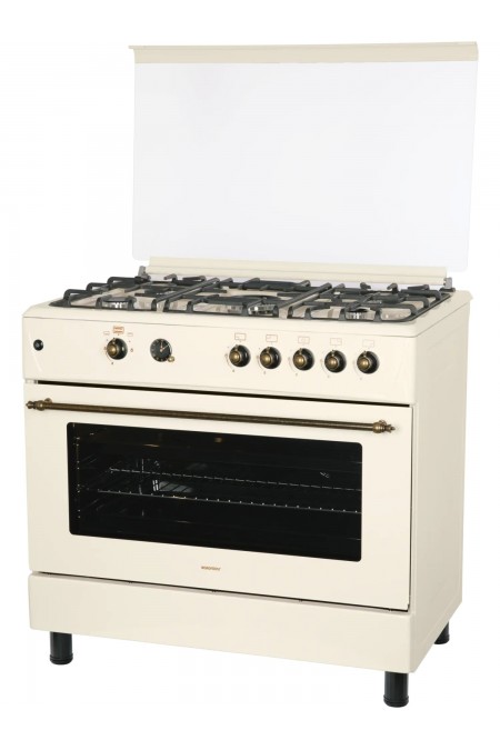 Газовая плита Nordfrost GG 9064 YR Retro (бежевый) 2