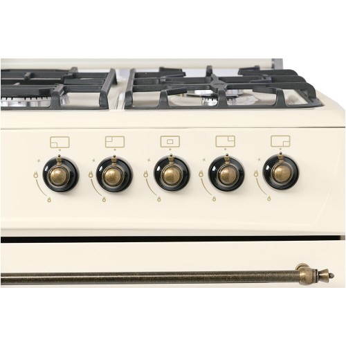 Газовая плита NORDFROST GG 9064 YR ретро (бежевый) 4