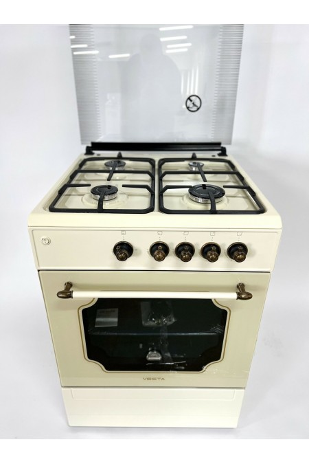 Газовая плита Vesta Bergamo VGG 10-G Retro (бежевый) 3