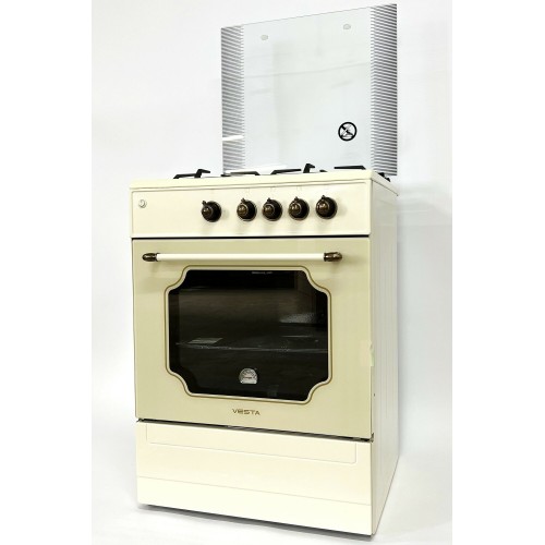 Газовая плита VESTA BERGAMO VGG 10-G Retro (бежевый) 6