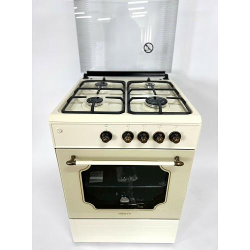 Газовая плита VESTA BERGAMO VGG 10-G Retro (бежевый) 8