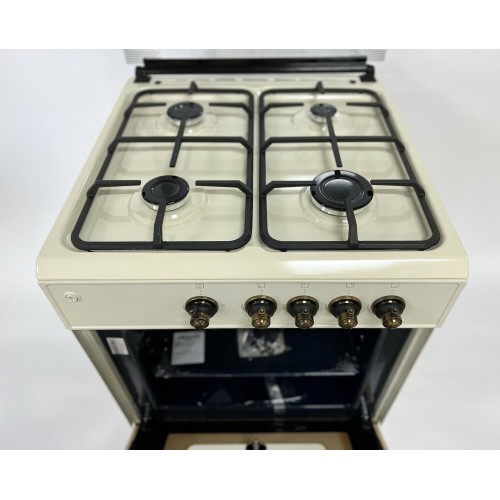 Газовая плита VESTA BERGAMO VGG 10-G Retro (бежевый) 9