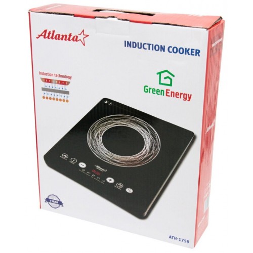 Индукционная плита Atlanta ATH-1759 (черный) 5