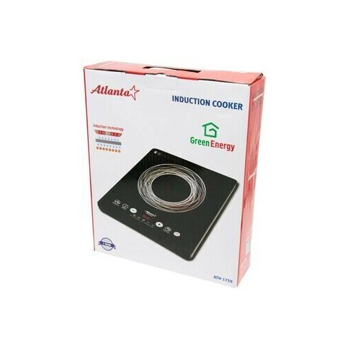 Индукционная плита Atlanta ATH-1759 (черный) 9