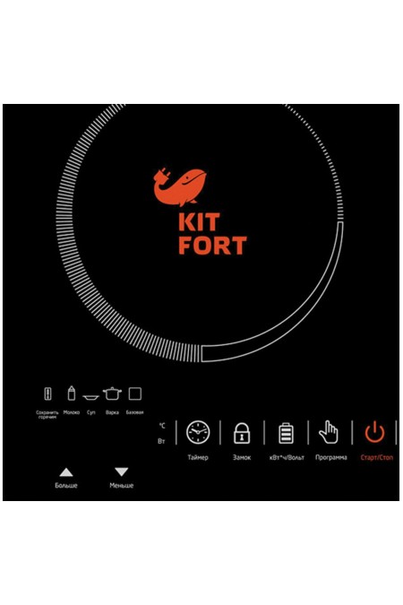 Индукционная плита Kitfort КТ-105 (черный) 4