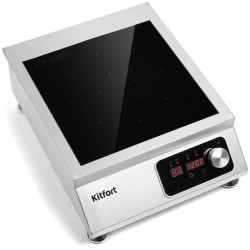 Индукционная плита Kitfort КТ-143 (серебристый)
