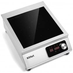 Индукционная плита Kitfort КТ-143 (серебристый)