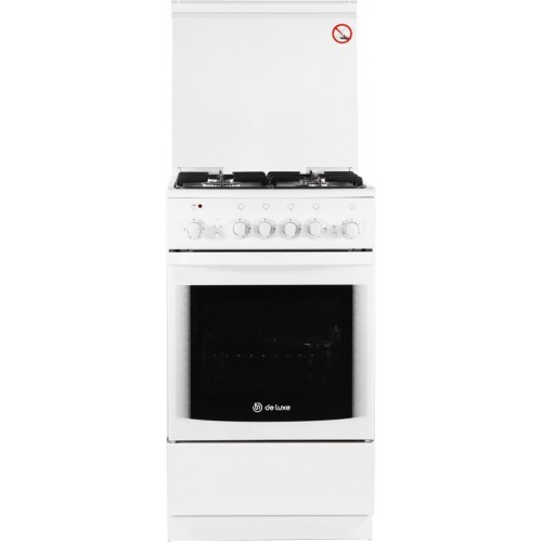 Комбинированная плита De Luxe 5040.20гэ (КР) Ч/Р (белый) 