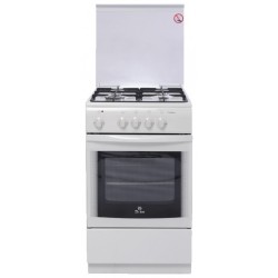 Комбинированная плита De Luxe 5040.21гэ (кр) (белый)