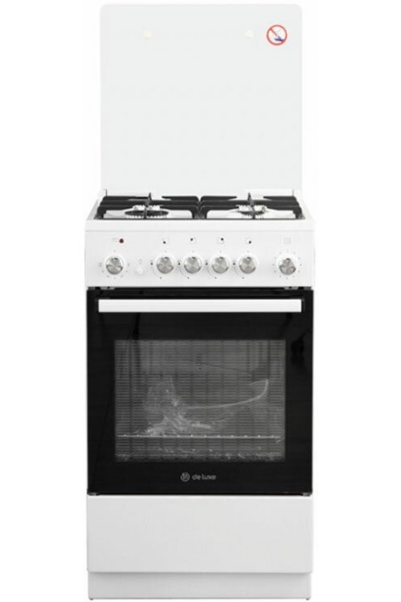 Комбинированная плита De Luxe 5040.41 ГЭ (кр) Ч/Р (белый) 