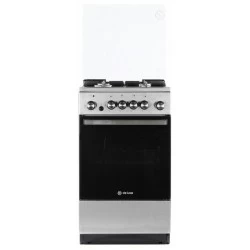 Комбинированная плита De luxe 5040.41гэ(кр) ЧР-010 (нержавеющая сталь)