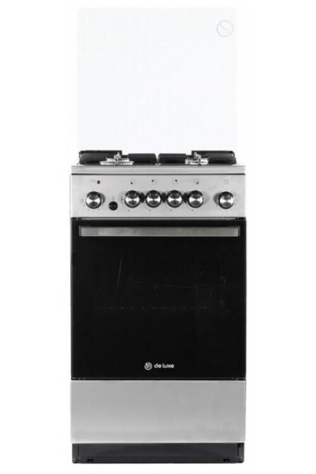 Комбинированная плита De Luxe 5040.41гэ(кр) Ч/Р-010 (нержавеющая сталь) 