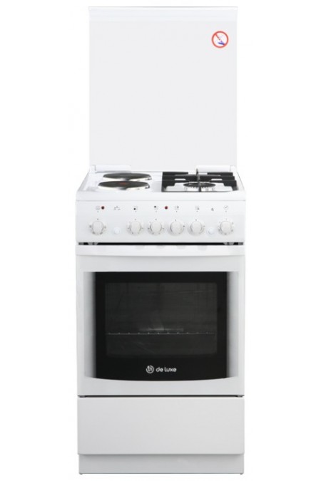 Комбинированная плита De Luxe 506022.05гэ (кр) Ч/Р-030 (белый) 