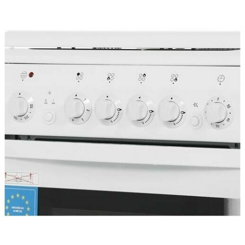 Комбинированная плита De Luxe 506031.00гэ (белый) 2