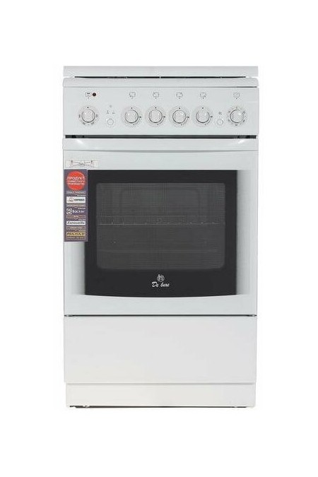 Комбинированная плита De Luxe 506040.00ГЭ (белый) 