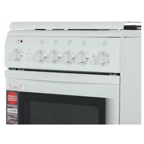 Комбинированная плита De Luxe 506040.00ГЭ (белый) 4