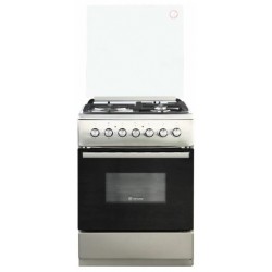 Комбинированная плита De Luxe 606031.00гэ-005 (кр) Ч/Р (нержавеющая сталь)