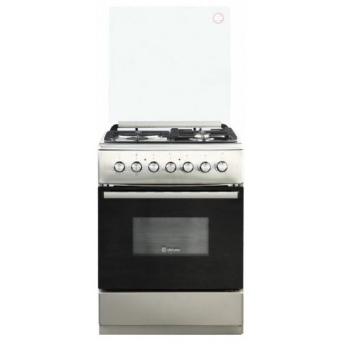 Комбинированная плита De Luxe 606031.00гэ-005 (кр) Ч/Р (нержавеющая сталь) 