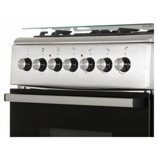 Комбинированная плита De Luxe 606031.00гэ-005 (кр) Ч/Р (нержавеющая сталь) 1