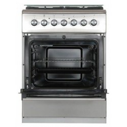 Комбинированная плита De Luxe 606031.00гэ-005 (кр) Ч/Р (нержавеющая сталь)