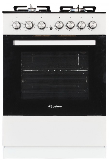 Комбинированная плита De Luxe 606040.00гэ-001 (кр) ЧР (белый) 