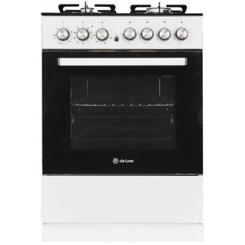 Комбинированная плита De Luxe 606040.00гэ-001 (кр) ЧР (белый) 