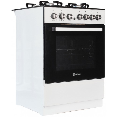 Комбинированная плита De Luxe 606040.00гэ-001 (кр) ЧР (белый) 1