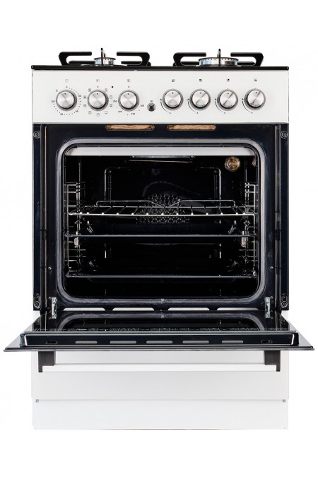 Комбинированная плита De Luxe 606040.00гэ (белый) 2