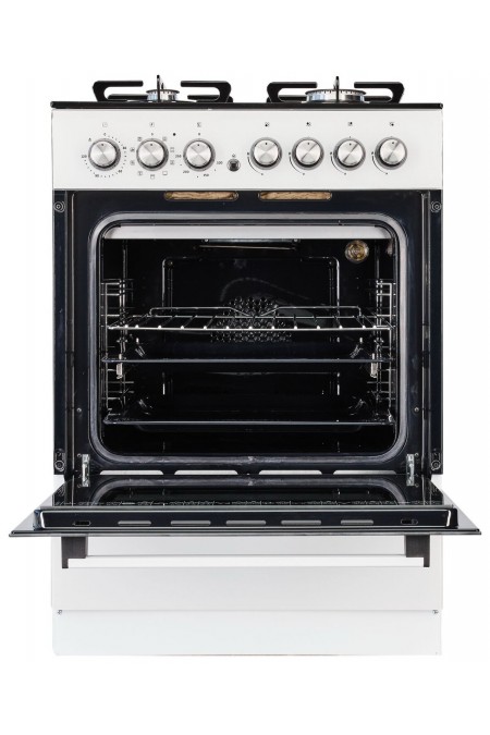 Комбинированная плита De Luxe 606040.01гэ (белый) 2