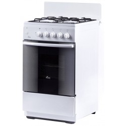 Комбинированная плита Flama AK1416W (белый)