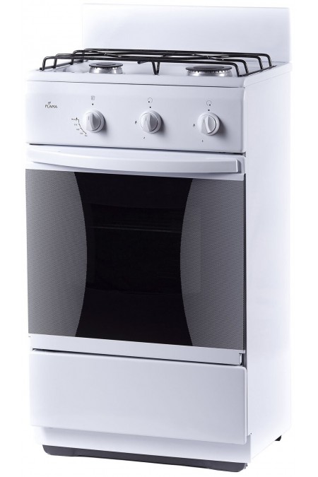 Комбинированная плита Flama CK 2201W (белый) 